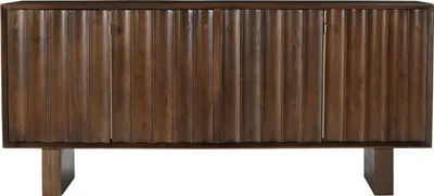 Produktbild von SIT Möbel Sideboard | 4 Türen | Mangoholz braun | B 180 x T 45 x H 80 cm | 14703-30 | Serie RONDURA