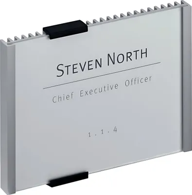 Produktbild von DURABLE Türschild INFO SIGN 149x105,5 mm, 480123 silber