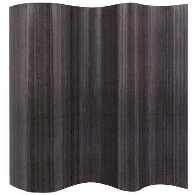 Image de vidaXL Séparation de pièce Bambou Gris 250x165 cm