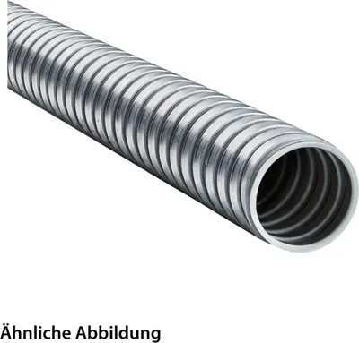Produktbild von FLEXA SPR-AS Metallschutzschlauch eingehaktes Profil blank - FWP-BL 19, AD 19,0mm, ID 16,0mm eingehaktes Profil,