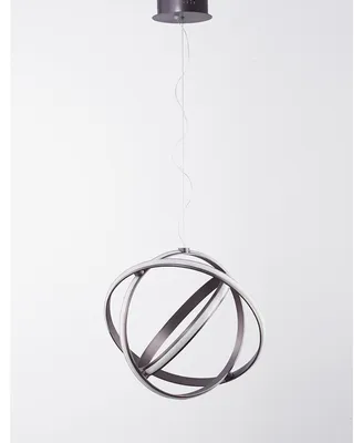 Image de Nova Luce Pertone LED Lampe à suspendre noire Ø 50cm