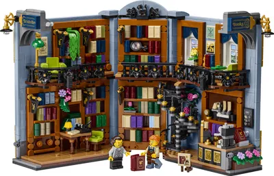 Zdjęcie produktu dla LEGO ICONS Book nook: Księgarnia, Zestaw do budowania, 18 lat(a), Plastik, 1690 szt., 1,66 kg