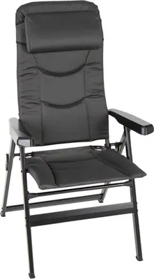 Produktbild von Camp4 Campingstuhl klappbar Klappstuhl Gartenstuhl Faltstuhl ergonomisch + Kopfpolster Camping Stuhl