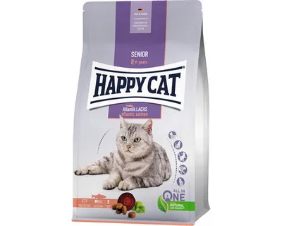 Immagine prodotto di HappyCat 1,3 kg Senior Atlantique Saumon