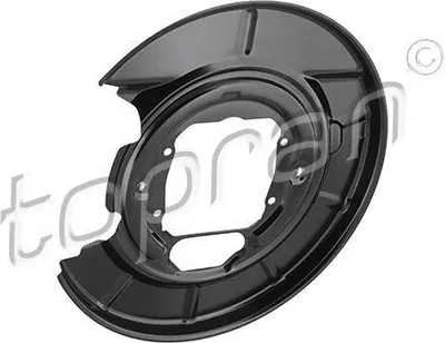 Produktbild von TOPRAN Ankerblech 503 349 hinten links für BMW 5 Limousine (E39) Stahlblech