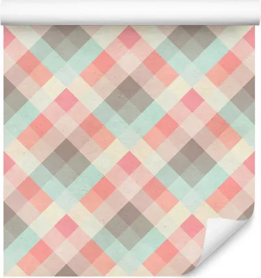 Immagine prodotto di rotolo da 10 m di VLIES WALLPAPER Motivo geometrico Quadrati ornamenti geometrici XXL