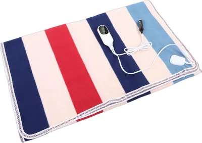 Produktbild von Beheizbare Autodecke aus Flanell, 3 Heizstufen, 9 Einstellungen, tragbar, elektrisch, für Winter, SUV, Wohnmobil, Camping, 150 x 120 cm