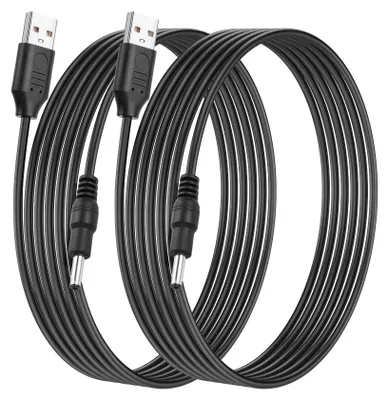 Image de Câble d'alimentation USB vers DC 3,5 x 1,35 mm, 5 V, 2 A, 3 mètres