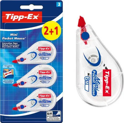 Produktbild von Tipp-Ex Mini Pocket Mouse 2 + 1