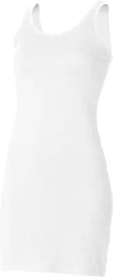 Image de Skinni Fit Débardeur femme stretch, extra-long RW1366 (Large) (Blanc)