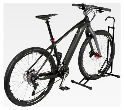 Produktbild von 2 in 1 vertikaler und horizontaler Fahrradständer, Parkständer für 12-29 Zoll, geeignet für Reifenbreiten bis 2,5"