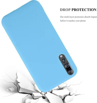 Obrázok produktu pre Cadorabo puzdro pre Huawei P20 PRO / P20 PLUS ochranné puzdro v modrej farbe puzdro na mobilný telefón TPU silikónový kryt