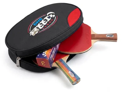 Productafbeelding van Tweekamerkoffer voor 2 Dhs dubbele rackets Zwart