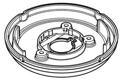 Produktbild von Makita 457486-3 Laufradsockel für Modell DVC862 Kabellos Staubsauger