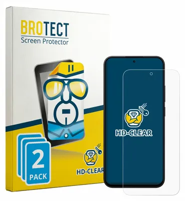 Produktbild von 2x Für Xiaomi Redmi Note 17 Schutzfolie BROTECT Displayschutz Display Schutz Folie Klar Transparent