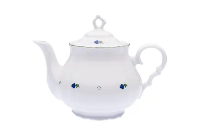 Produktbild von Konvice čajová, 1,2 l, kytičky, porcelán G. Benedikt