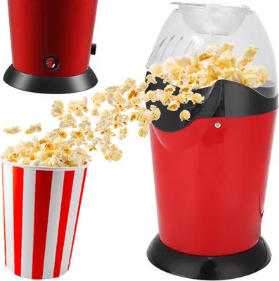 Produktbild von Maszyna do popcornu Urządzenie do robienia popcornu Bez tłuszczu Olej Gorące powietrze Zdrowa przekąska Bez tłuszczu Olej Popcorn w domu Gadżet kuchenny Pop corn Maszyna do popcornu 900W Retoo