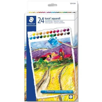 Produktbild von Aquarellkreide karat aquarell 94 mm 24 Farben