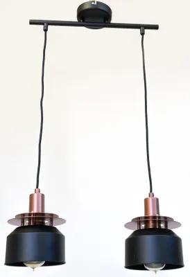 Obrázok produktu pre Moderná závesná lampa Industrial Retro Andromeda čierna 2685/Z-B-2