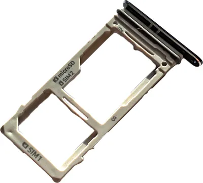 Produktbild von Simkartenhalter und micro-SD Card Fach für Samsung Galaxy S9 Duos (SM-G960F/DS), Original Ersatzteil, Blau