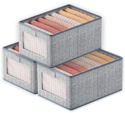 Produktbild von Kleiderorganizer 3-teilig, faltbar, mittel, Raumsparend