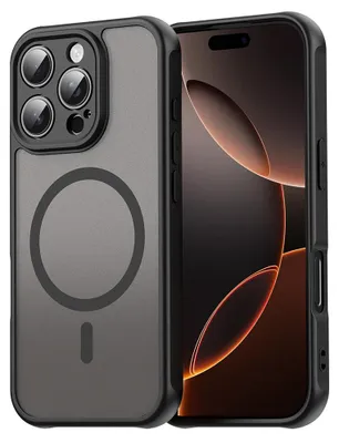 Produktbild von Techsuit – HaloFrost II MagSafe-Schutzhülle für iPhone 16 Pro – schwarz