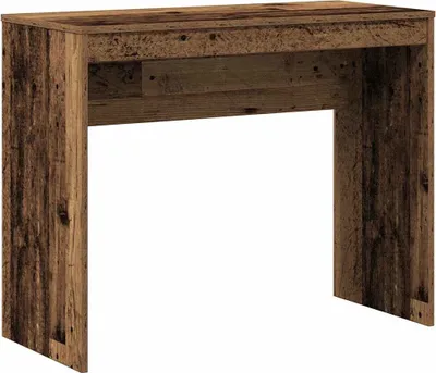 Produktbild von "2026 Promotion" Schreibtisch Altholz-Optik 90x40x72 cm Holzwerkstoff - Schreibtische CC31580