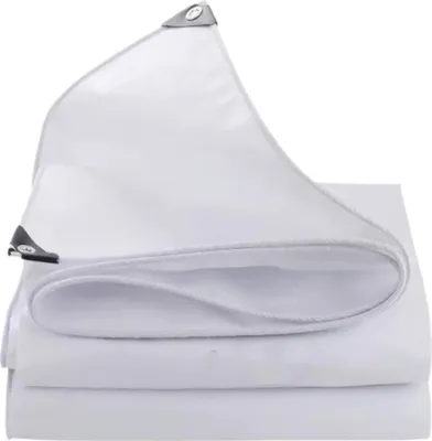 Obrázok produktu pre Plachta Fioren - 180g/m² PE - Vodotesné a poveternostným vplyvom odolné krycie lano - Na záhradný nábytok, bazén, drevo, auto a loď - Biela - 300x500 cm - Stavebná plachta - Ochranná plachta