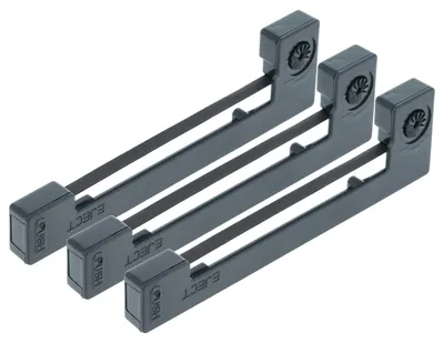 Produktbild von vhbw 3x Farbband Schriftband kompatibel mit Datamega DPN 233, DPN 230 Series, DPN 236, DPN 234, DPN 250-24, DPN 250 Nadeldrucker, Bondrucker - Schwarz
