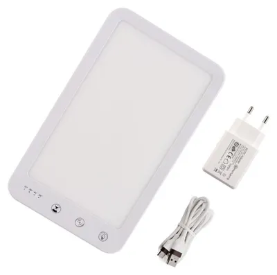 Produktbild von INF Faltbare Type-C LED Tageslichtlampe ABS 24cmx14.6cm 10000 Lux Make-up