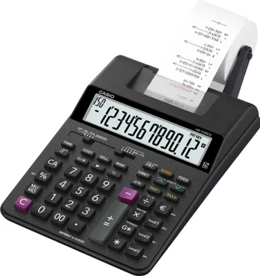 Zdjęcie produktu dla Kalkulator biurkowy CASIO HR-150RCE-WA czarny