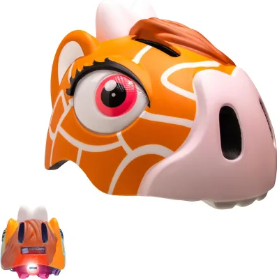 Produktbild von Fahrradhelm für Kinder | Braune Giraffe | Crazy Safety | EN1078