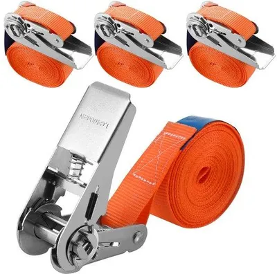 Productafbeelding van Set van 4 Ratelbanden zonder Haken, 4 m x 25 mm
