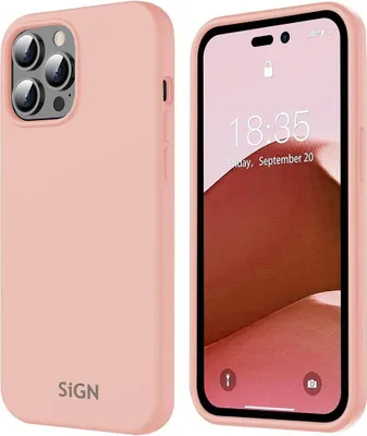 Produktbild von Liquid Silikonhülle für iPhone 14 Pro - Sandrosa