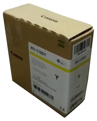 Produktbild von Canon PFI-1100Y, Gelb, Tinte auf Pigmentbasis, 160 ml