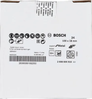 Produktbild von Fiberschleifscheibe R444 Expert for Metal, Korund, 100 mm, 16 mm, 24