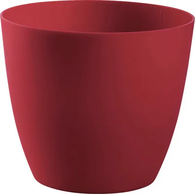 Obrázek produktu pro Obal na květináč plastový Ella Ø 10 cm matná bordó
