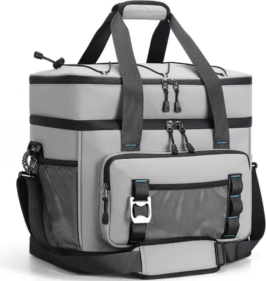 Produktbild von Kühltasche 40 l, faltbar, wasserdicht, doppelwandig, für Picknick