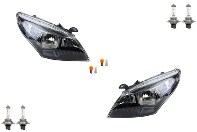 Produktbild von Scheinwerfer passend für Renault Megane III 12-13 Leuchtmittel Set Li Re 260608405R 260105680R Johns