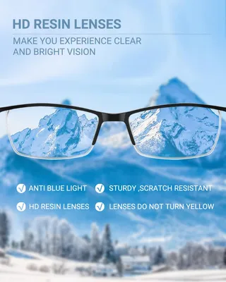 Produktbild von Lesebrille 2.0X, 4 Stück, Blaulichtfilter Lesebrille, für Computer