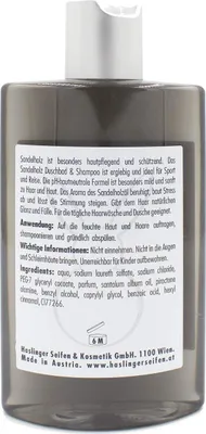 Produktbild von Haslinger Sandelholz Shampoo Duschbad 200ml Spa for men 2132