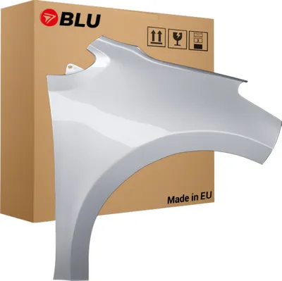 Immagine prodotto di BLU Parafango compatibile con VW Volkswagen UP! LA7W Destra Silber ReflexSilber | 2016- | Anteriore | Verniciato | Pronto per il montaggio | Acciaio