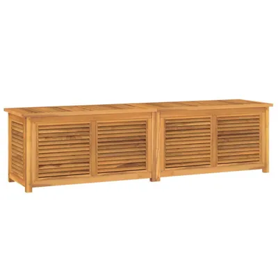 Produktbild von Gartenbox mit Beutel 200x50x55 cm Massivholz Teak