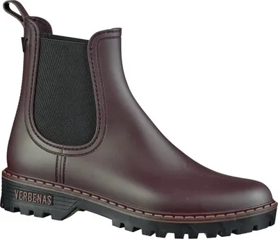 Produktbild von Verbenas Gaudi Igor wasserfeste Damen PVC Stiefeletten in buredos, Meshfutter, weiche Decksohle