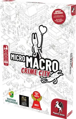Obrázok produktu pre Pegasus Spiele MicroMacro: Crime City (Edition Spielwiese)