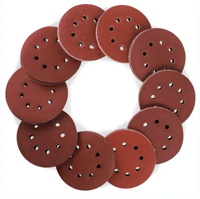 Productafbeelding van 40 Stuks Schuurpapier 180mm met 8 Gaten P80