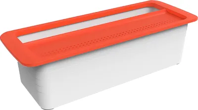 Produktbild von Rotho 1025102792, Rechteckig, 1,8 l, Rot, Kunststoff, 113 mm, 297 mm