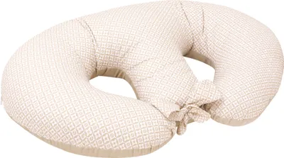 Produktbild von Bellochi Stillkissen Zwillinge mit Bezug - aus Baumwolle und Samt-   - Baby Lagerungskissen - Kuschelkissen - Multifunktionale Zwillingsstillkissen Positionierung (Lux)