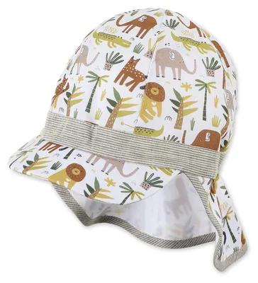 Produktbild von Sterntaler Baby Jungen Schirmmütze Baby Schirmmütze Nackenschutz Tiere - Schirmm