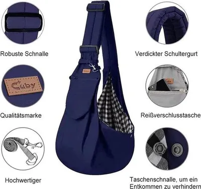 Productafbeelding van Reistas voor kleine honden en katten, met zichtvenster en klittenbandsluiting, turquoise kleur, met een enkele schouderband, en een hoge warmteklasse A.